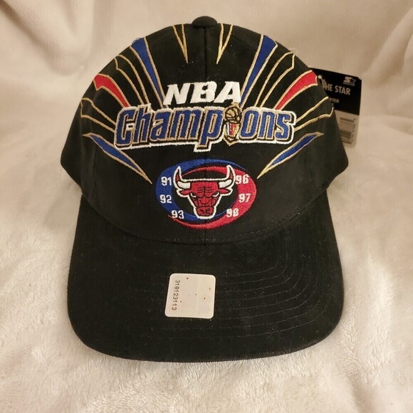Nwt Vintage 1998 Chicago Bulls Last Dance Locker Room Championship Starter Hat - Picture 1 of 16